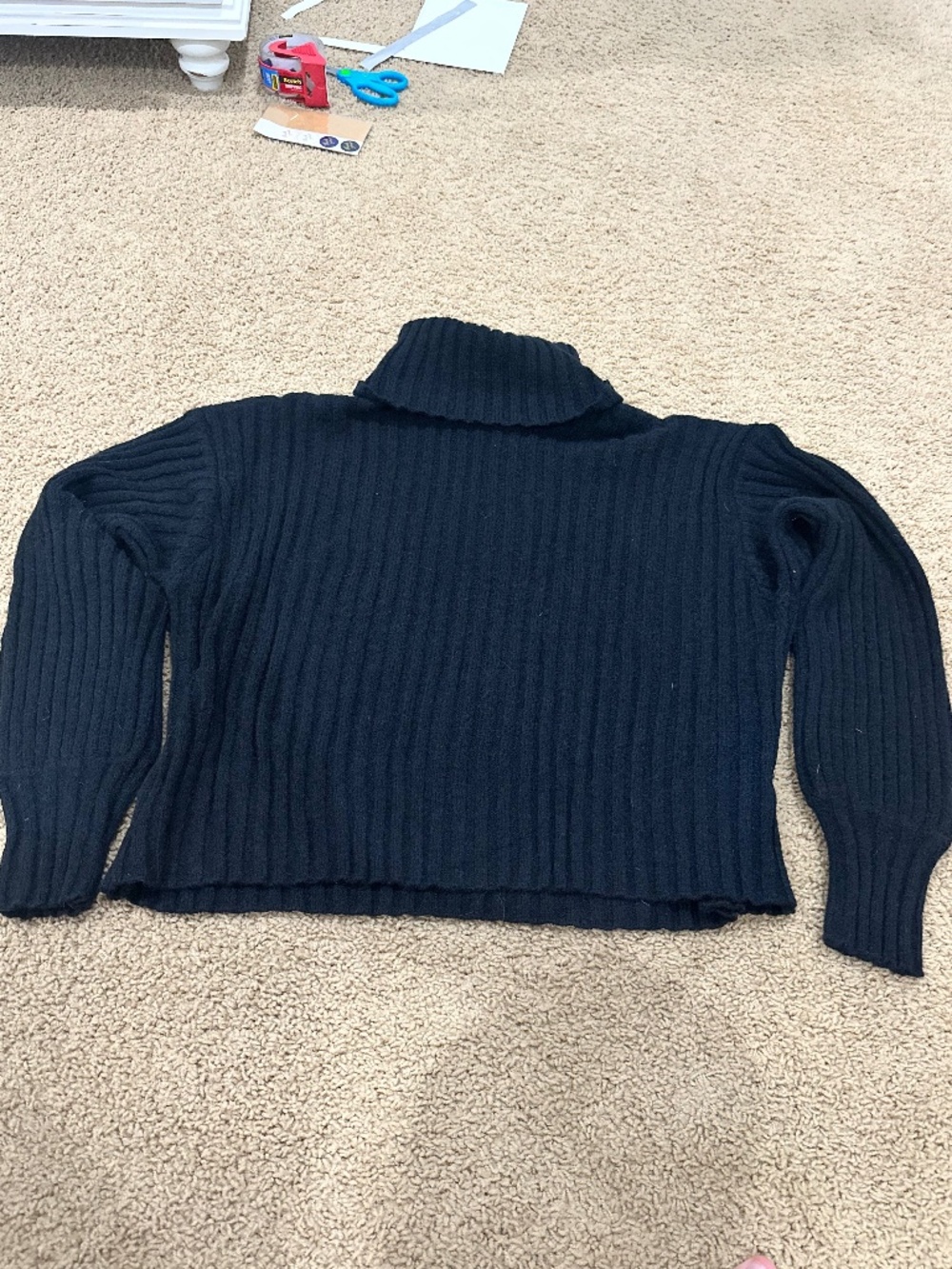 adika black turtleneck sweater